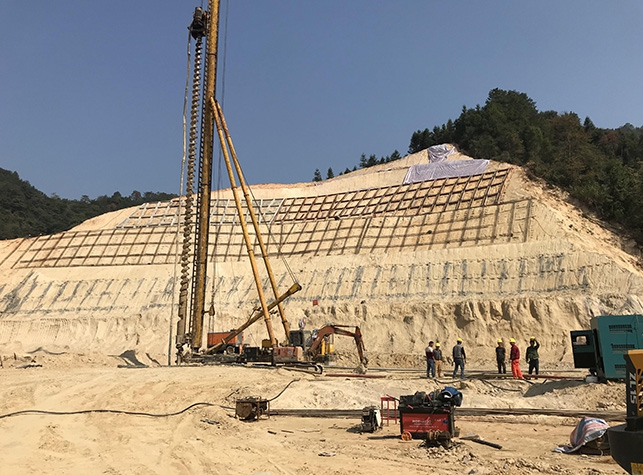 宜春市四方井水利樞紐工程安置房、公建復建用房、管理房EPC項目邊坡支護工程